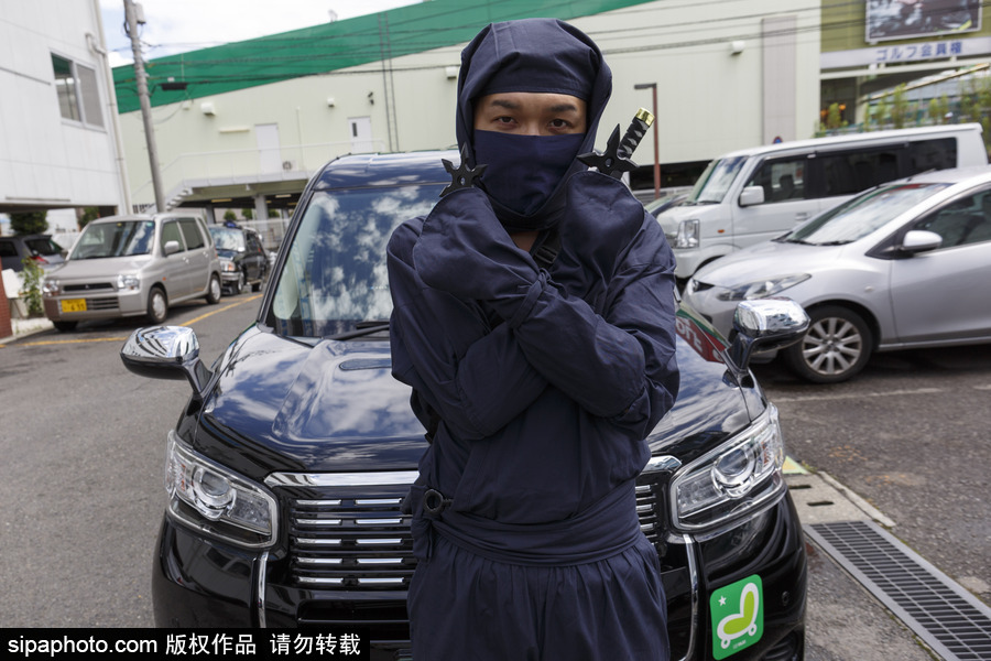 別慌他只是個司機！日本推出忍者司機服務還可展示技能